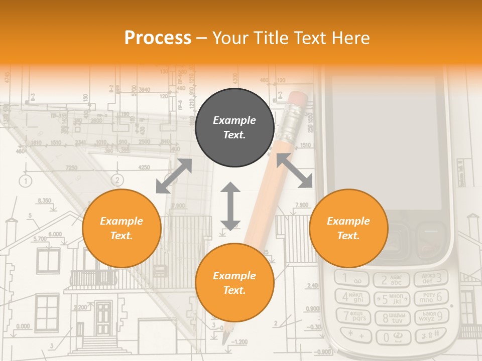 Paperwork Pen Calculator PowerPoint Template