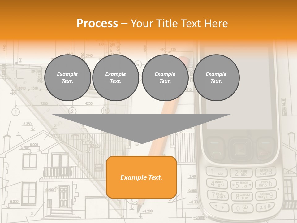 Paperwork Pen Calculator PowerPoint Template