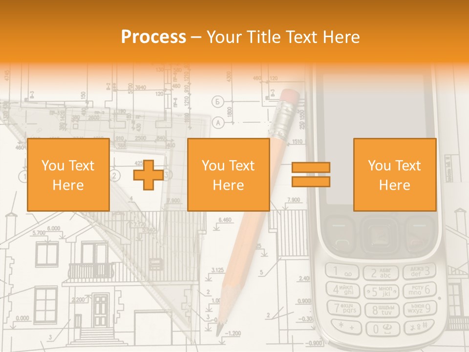 Paperwork Pen Calculator PowerPoint Template