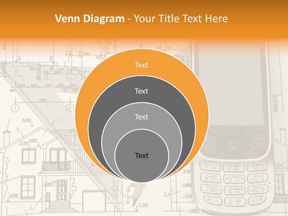 Paperwork Pen Calculator PowerPoint Template