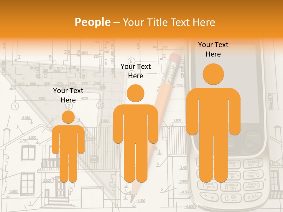 Paperwork Pen Calculator PowerPoint Template