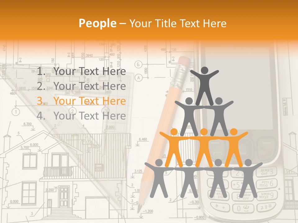 Paperwork Pen Calculator PowerPoint Template