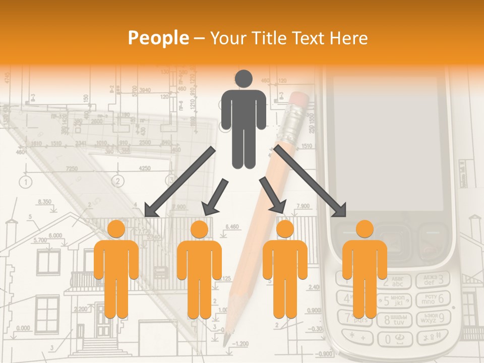 Paperwork Pen Calculator PowerPoint Template