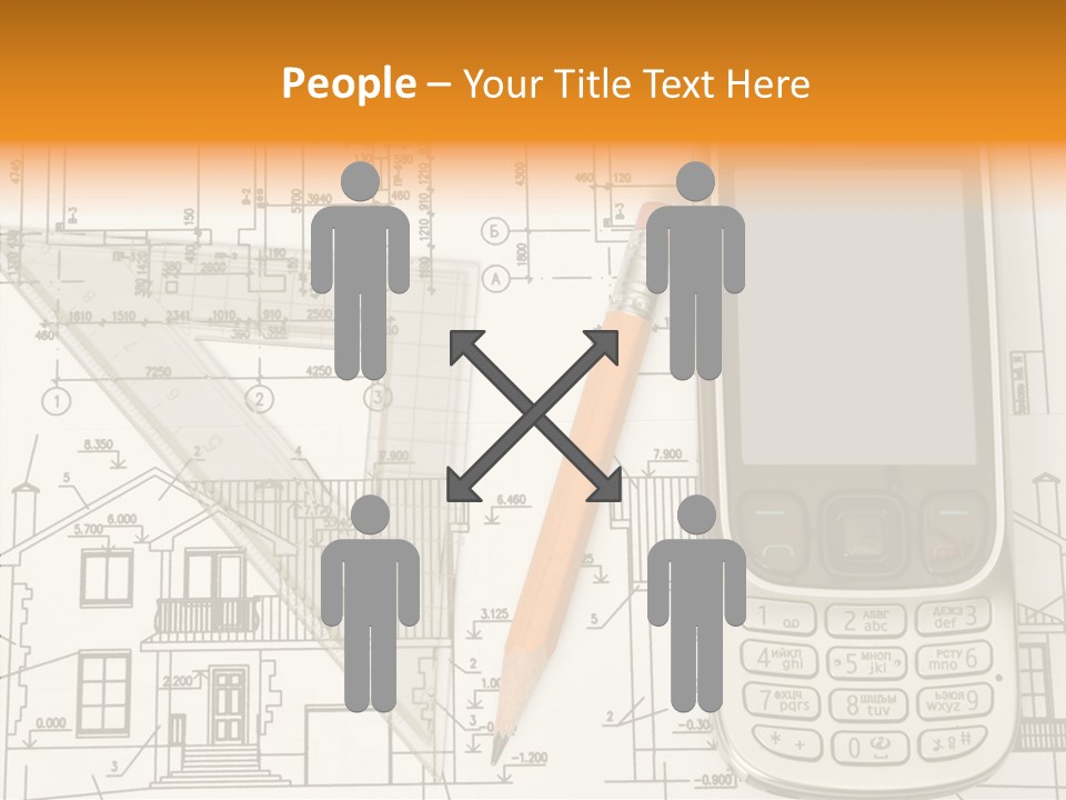 Paperwork Pen Calculator PowerPoint Template