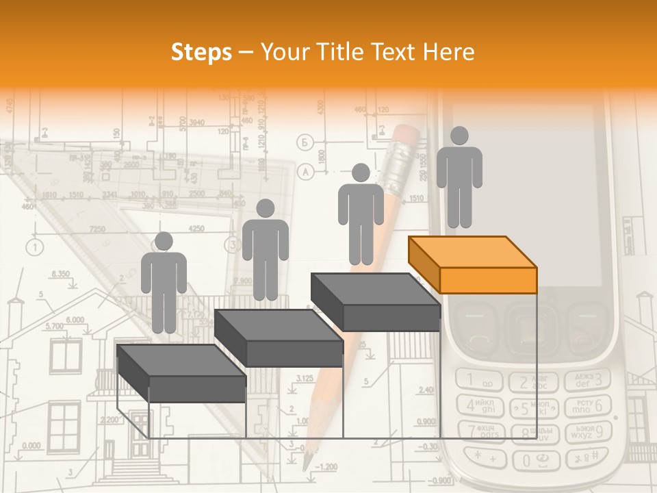 Paperwork Pen Calculator PowerPoint Template