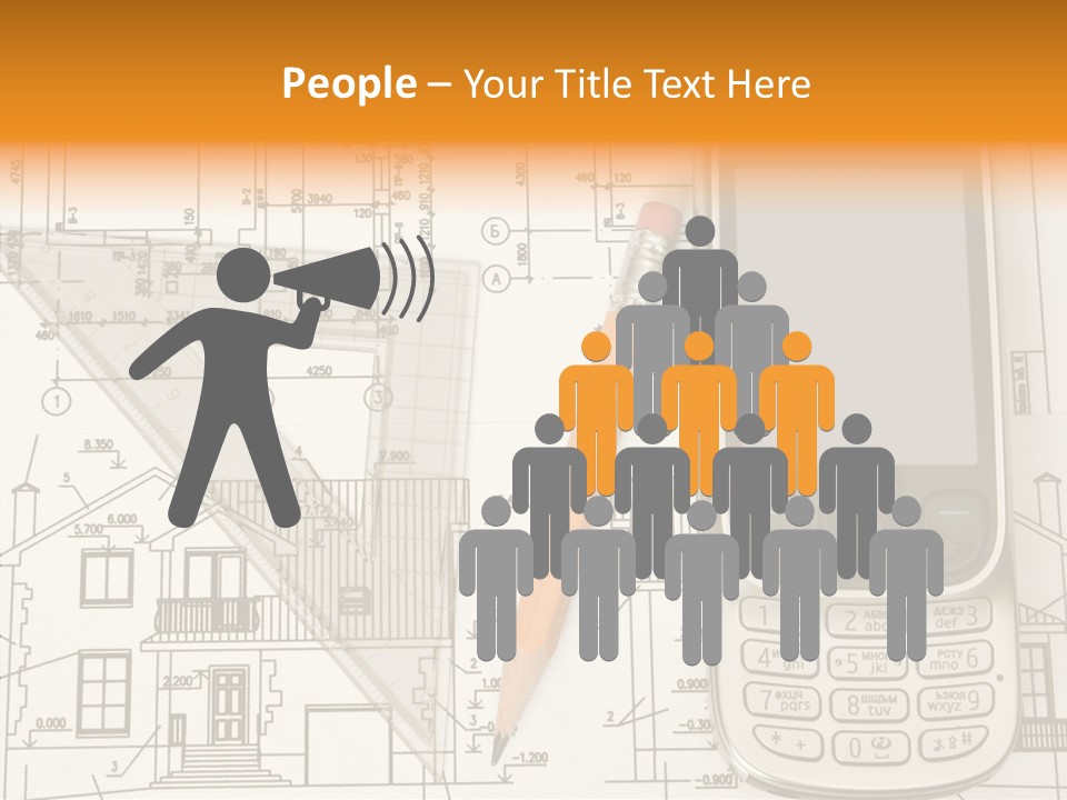 Paperwork Pen Calculator PowerPoint Template