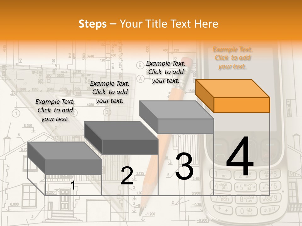 Paperwork Pen Calculator PowerPoint Template