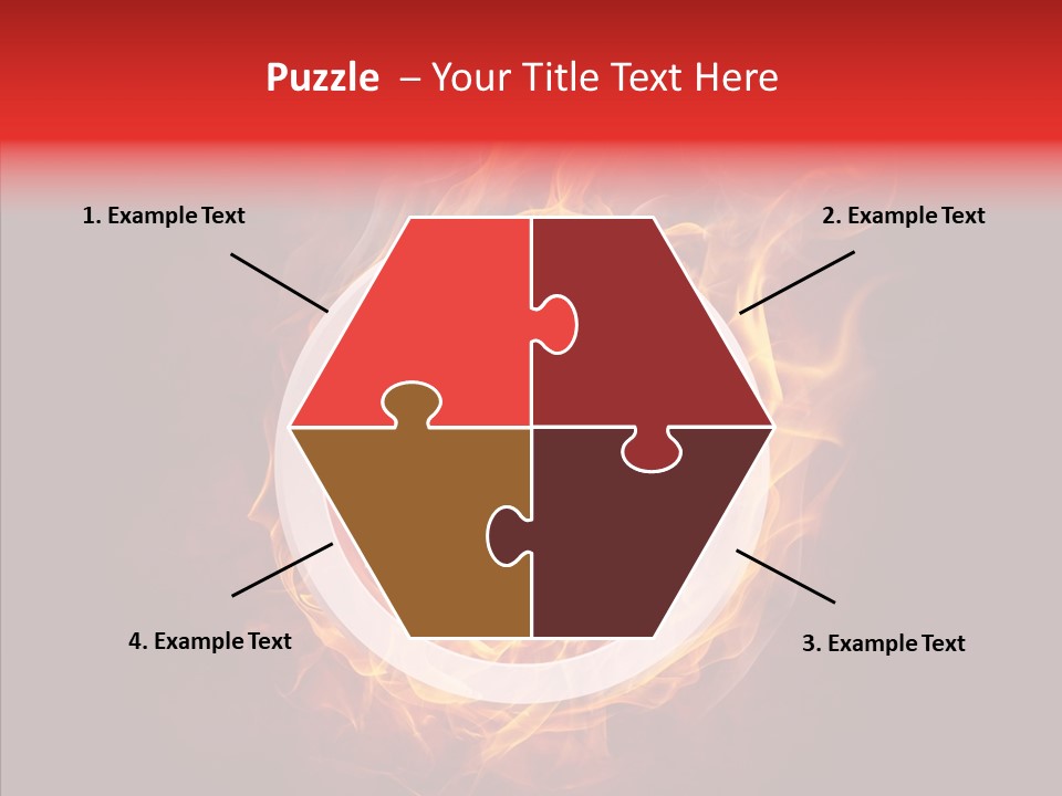 Burning Symbol Currency PowerPoint Template