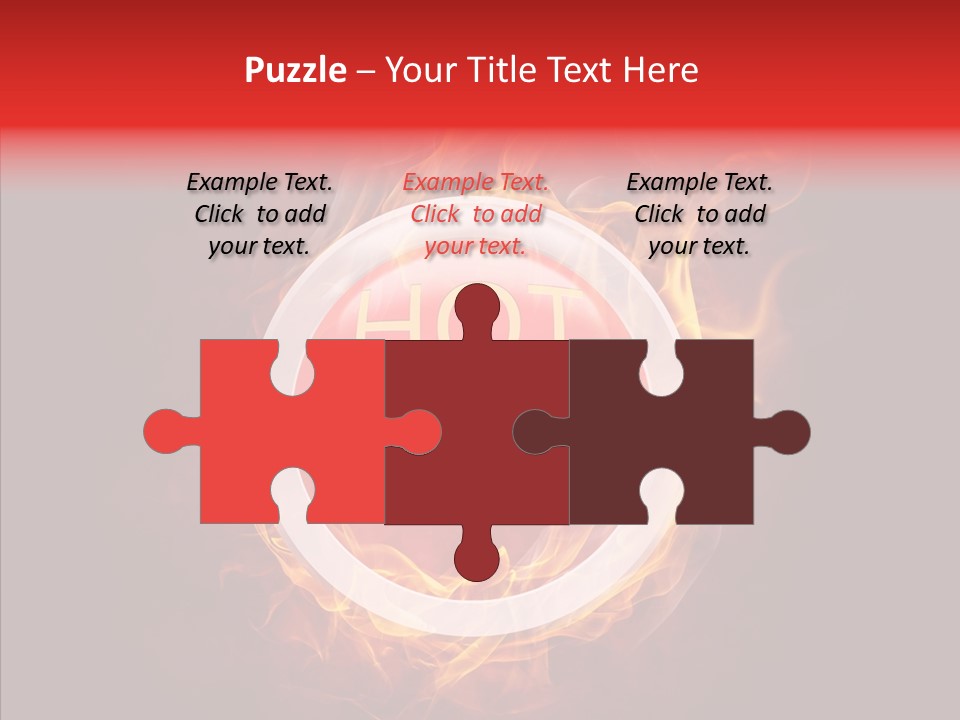 Burning Symbol Currency PowerPoint Template