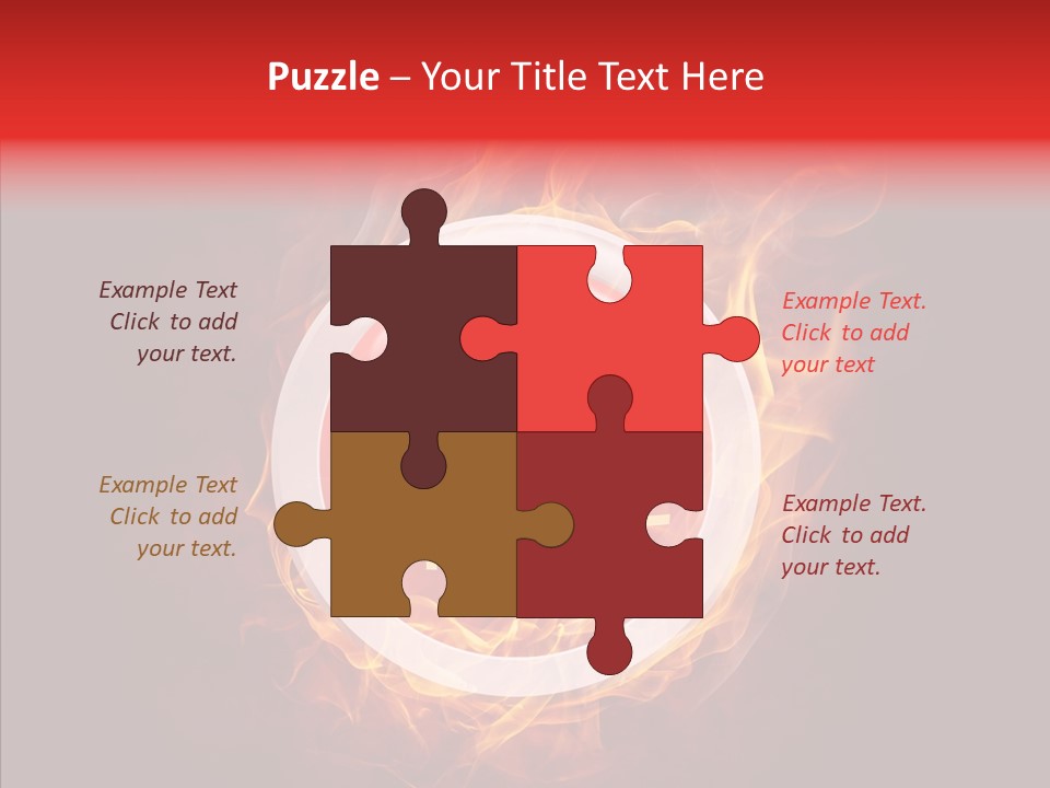 Burning Symbol Currency PowerPoint Template