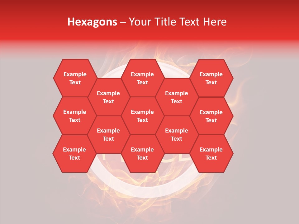 Burning Symbol Currency PowerPoint Template