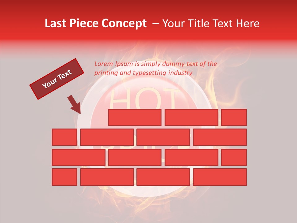 Burning Symbol Currency PowerPoint Template