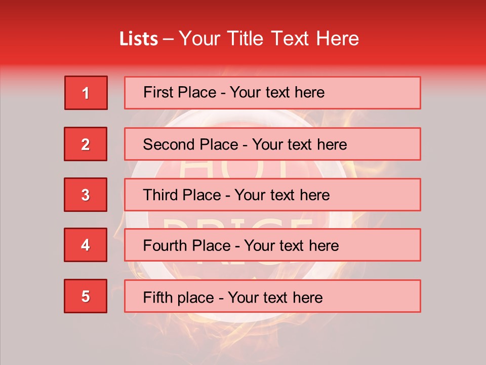 Burning Symbol Currency PowerPoint Template