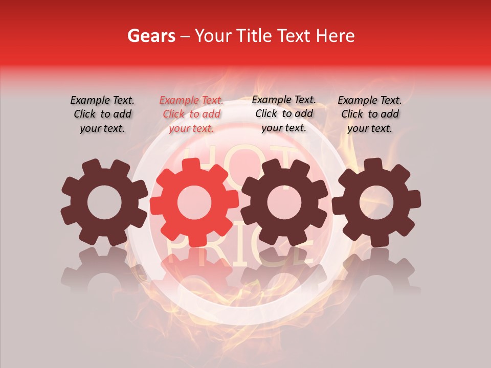 Burning Symbol Currency PowerPoint Template