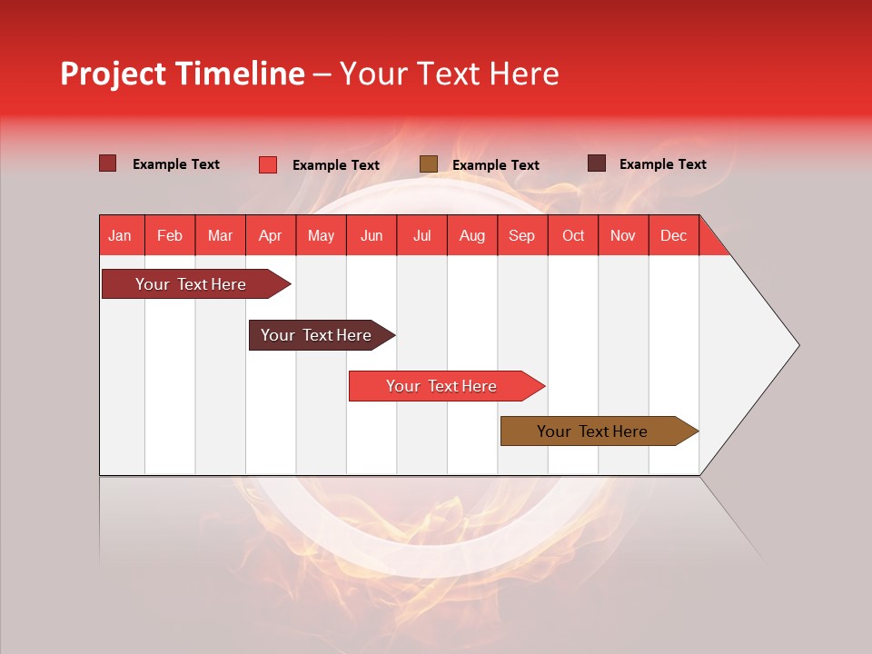 Burning Symbol Currency PowerPoint Template