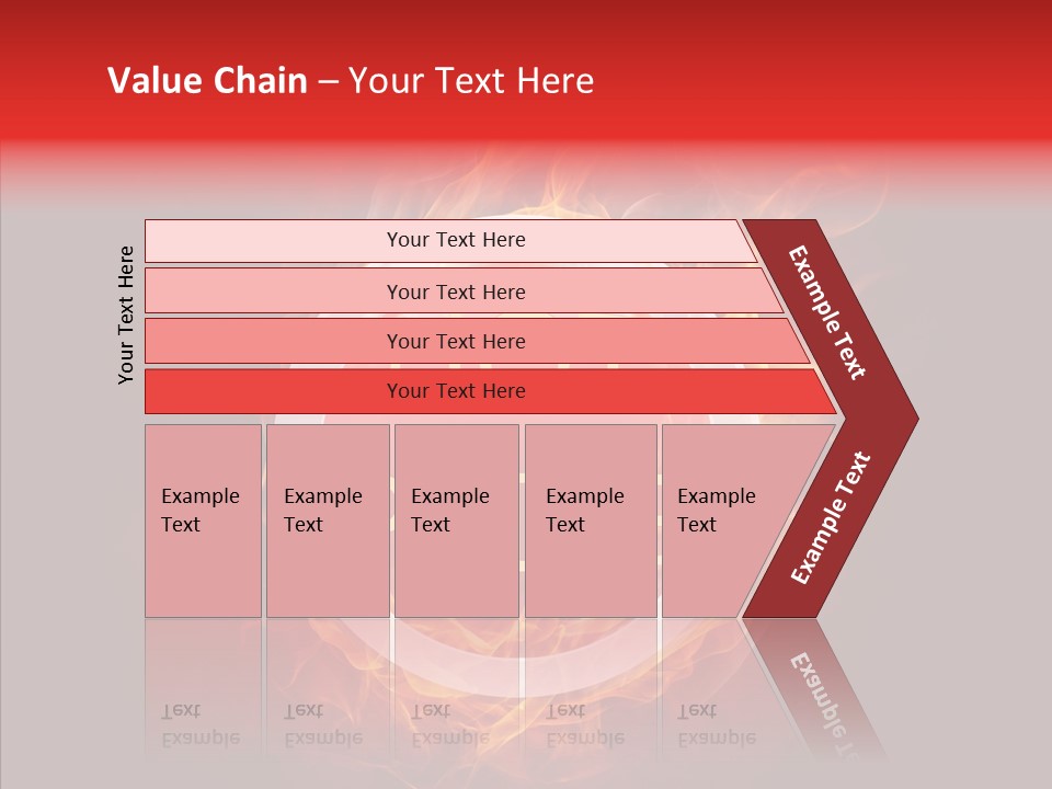 Burning Symbol Currency PowerPoint Template