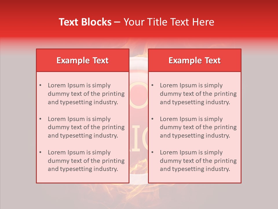 Burning Symbol Currency PowerPoint Template