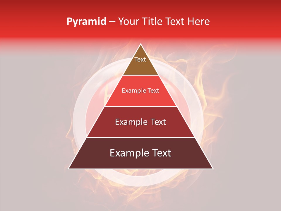 Burning Symbol Currency PowerPoint Template