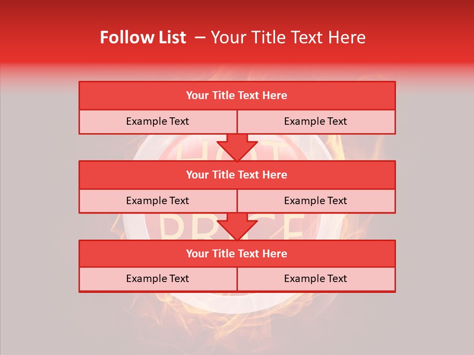 Burning Symbol Currency PowerPoint Template