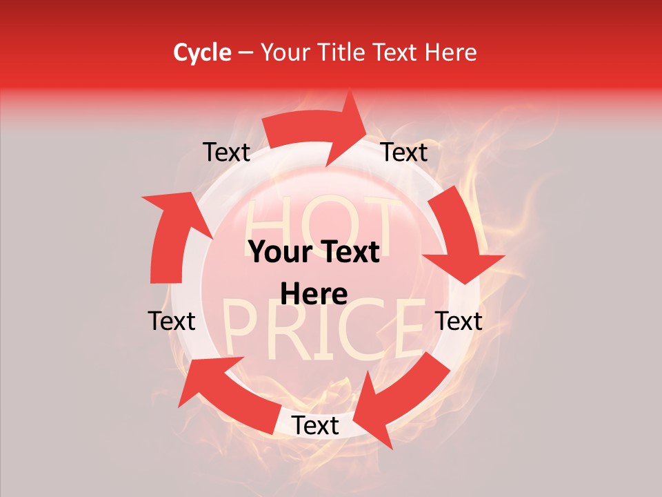 Burning Symbol Currency PowerPoint Template