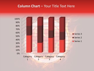 Burning Symbol Currency PowerPoint Template