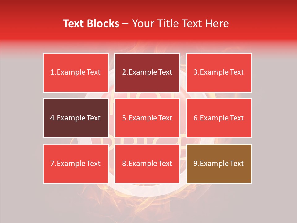 Burning Symbol Currency PowerPoint Template