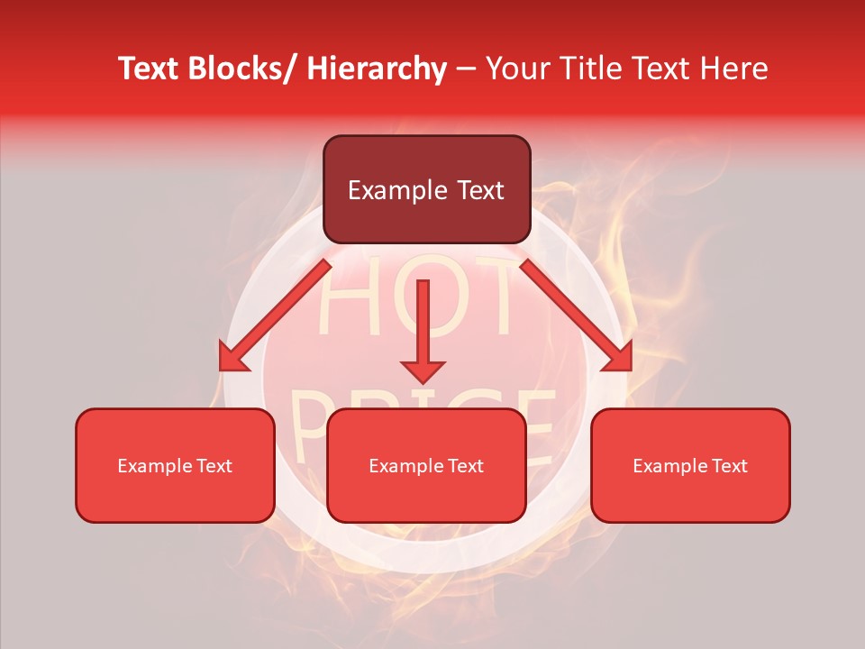 Burning Symbol Currency PowerPoint Template