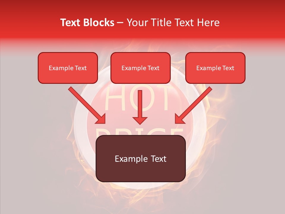 Burning Symbol Currency PowerPoint Template