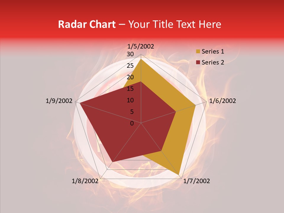 Burning Symbol Currency PowerPoint Template