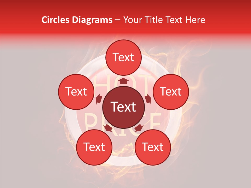 Burning Symbol Currency PowerPoint Template