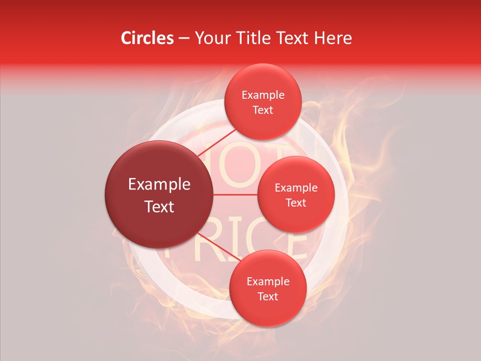 Burning Symbol Currency PowerPoint Template