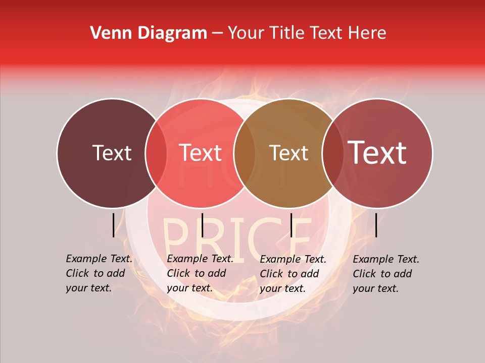 Burning Symbol Currency PowerPoint Template