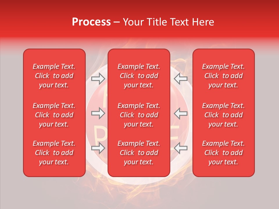 Burning Symbol Currency PowerPoint Template