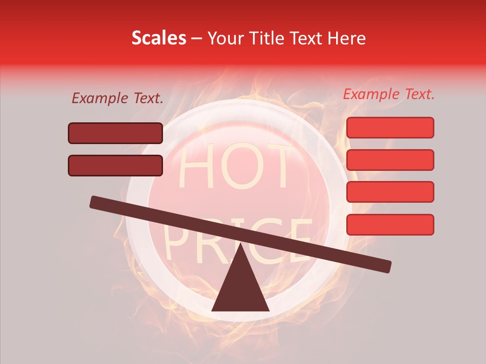 Burning Symbol Currency PowerPoint Template