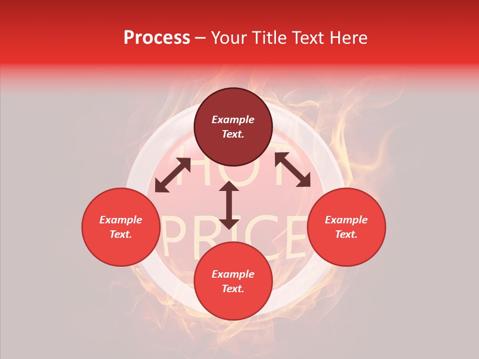 Burning Symbol Currency PowerPoint Template