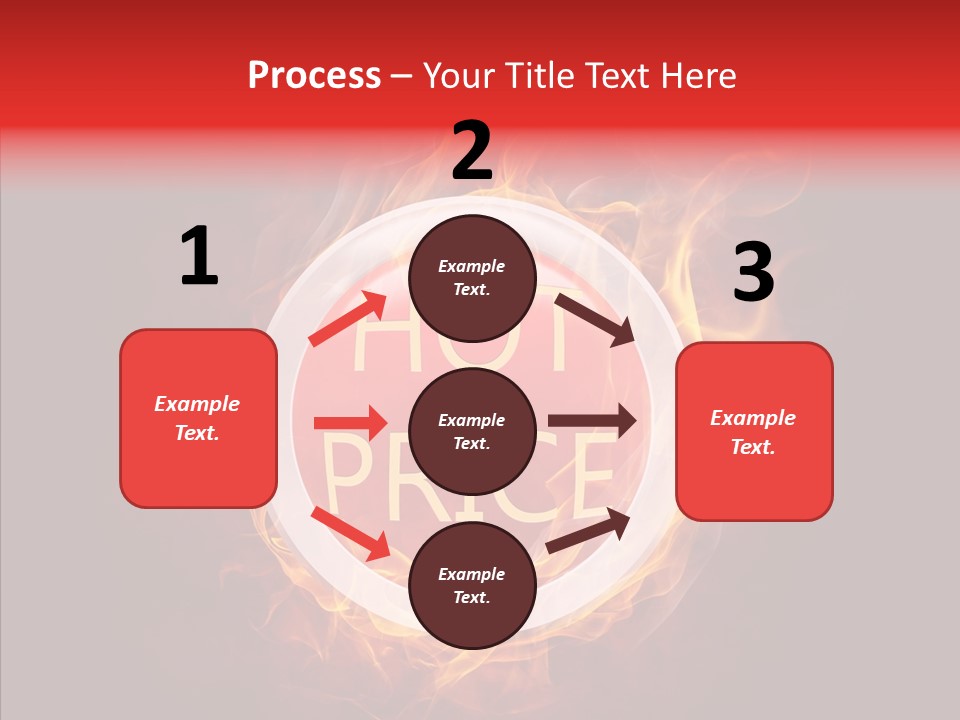 Burning Symbol Currency PowerPoint Template