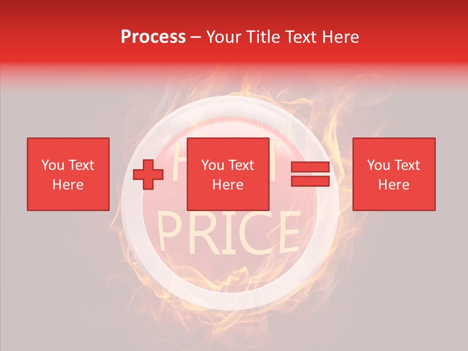 Burning Symbol Currency PowerPoint Template