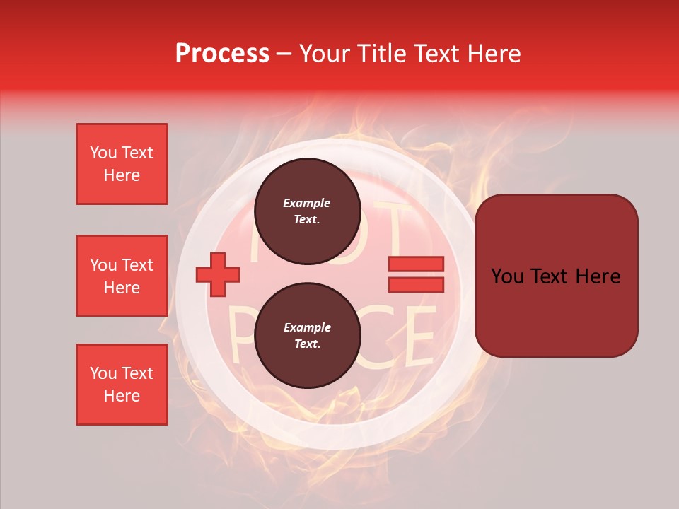 Burning Symbol Currency PowerPoint Template