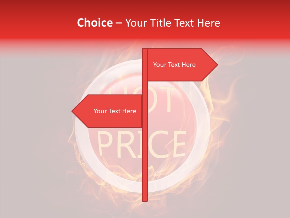 Burning Symbol Currency PowerPoint Template