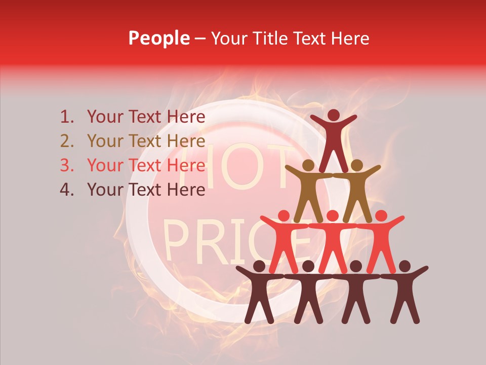 Burning Symbol Currency PowerPoint Template