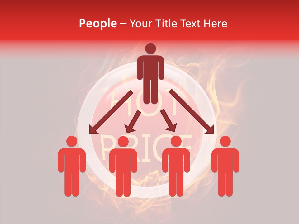 Burning Symbol Currency PowerPoint Template