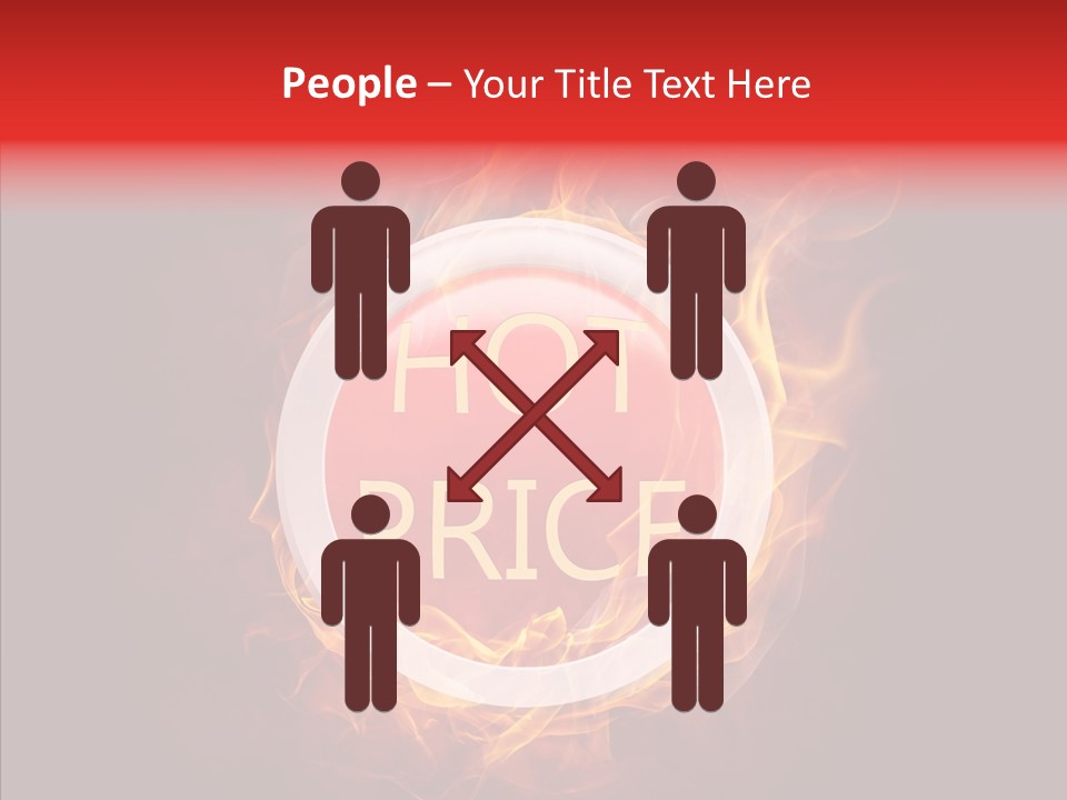 Burning Symbol Currency PowerPoint Template