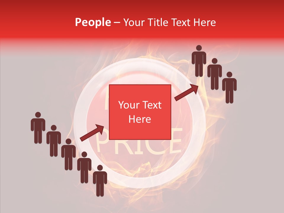 Burning Symbol Currency PowerPoint Template