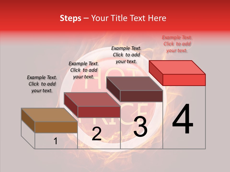 Burning Symbol Currency PowerPoint Template