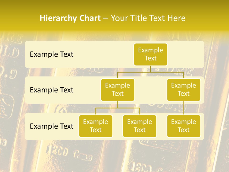 Bars Gold PowerPoint Template