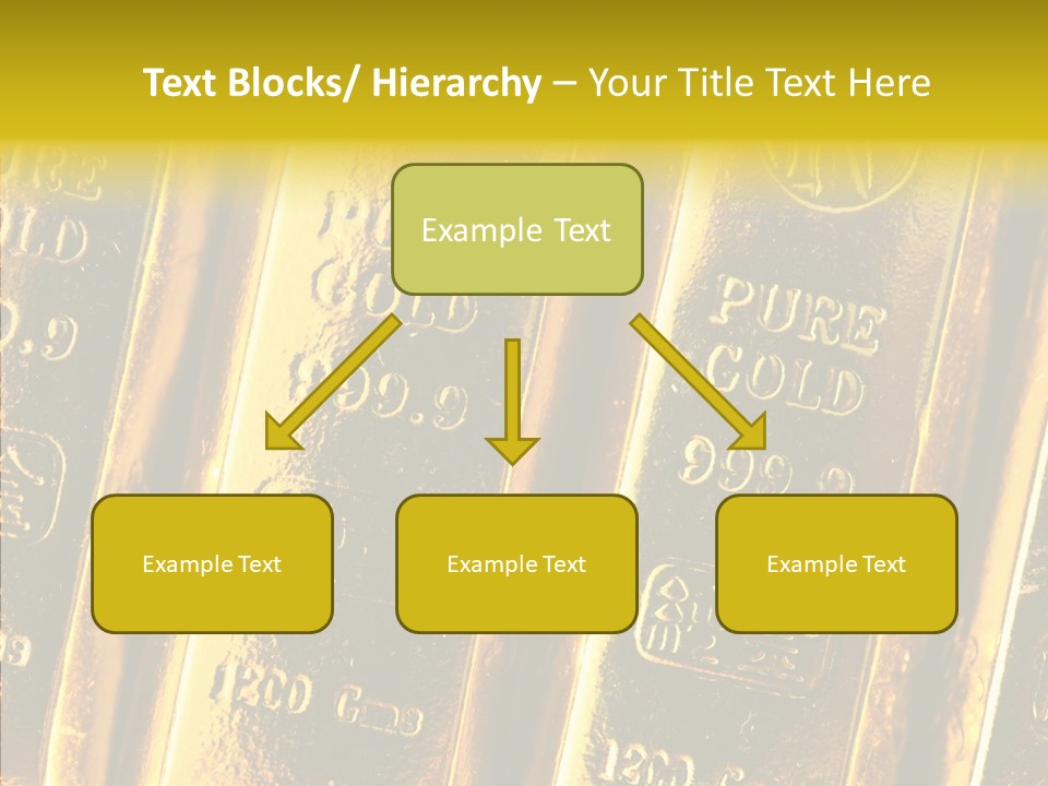 Bars Gold PowerPoint Template
