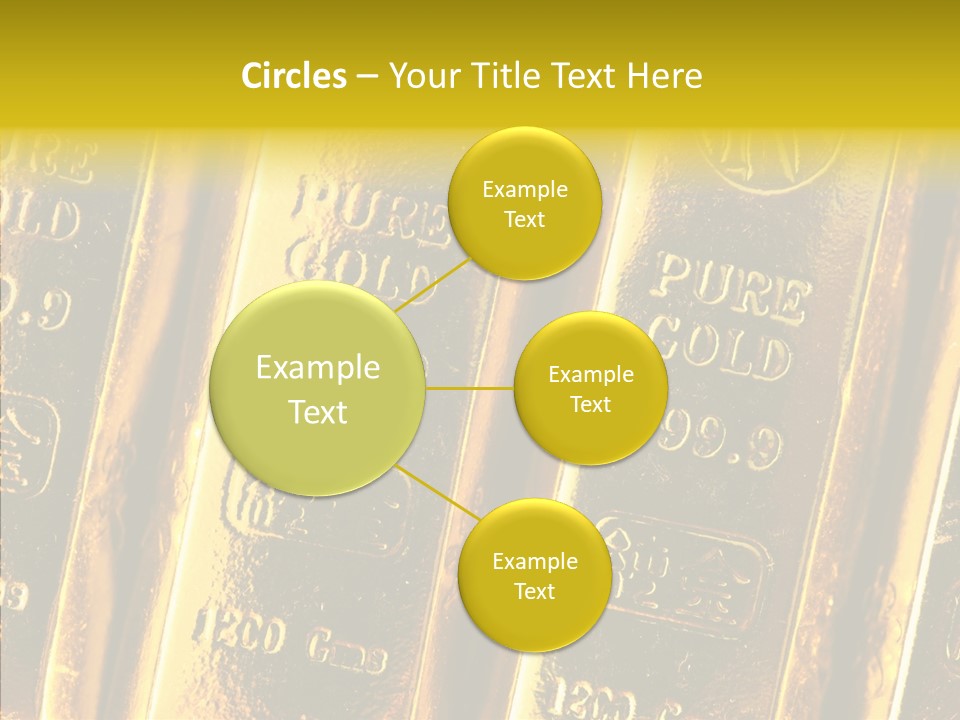 Bars Gold PowerPoint Template