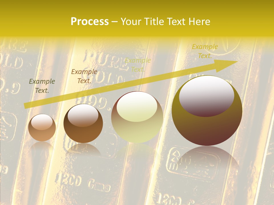 Bars Gold PowerPoint Template