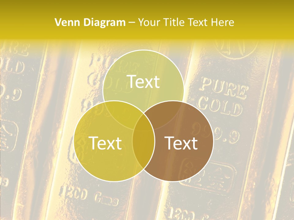 Bars Gold PowerPoint Template