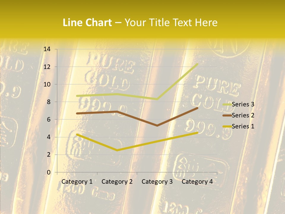 Bars Gold PowerPoint Template